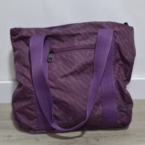 Puma Plush 3.0 Purple Tote Bag Gym Bag